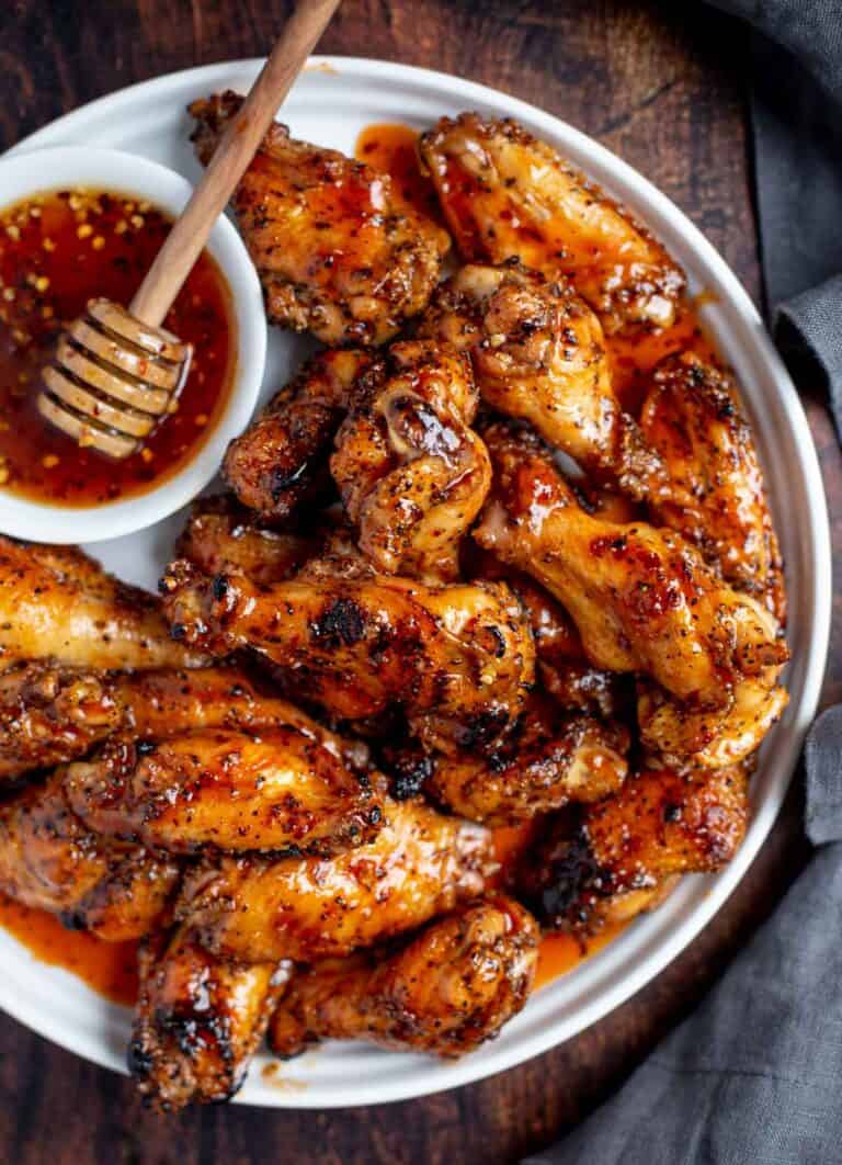 Grilled Wings With Buffalo Hot Honey Wing Sauce Vindulge 9449