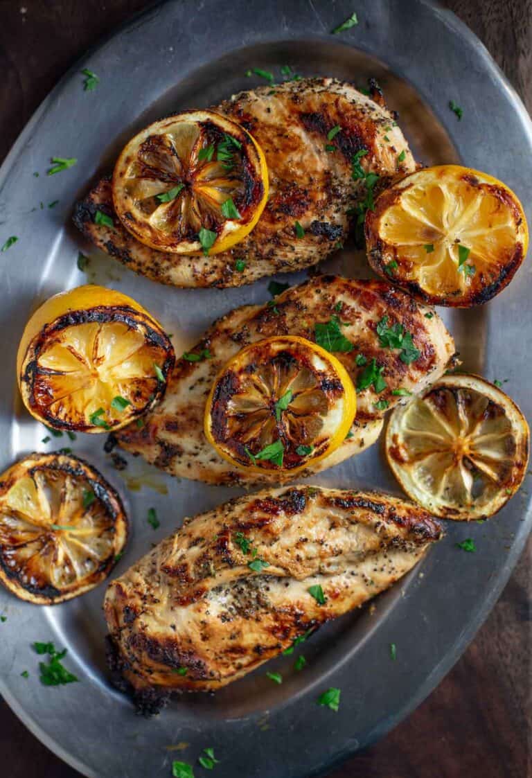 Grilled Lemon Pepper Chicken Recipe With Marinade Vindulge 9542