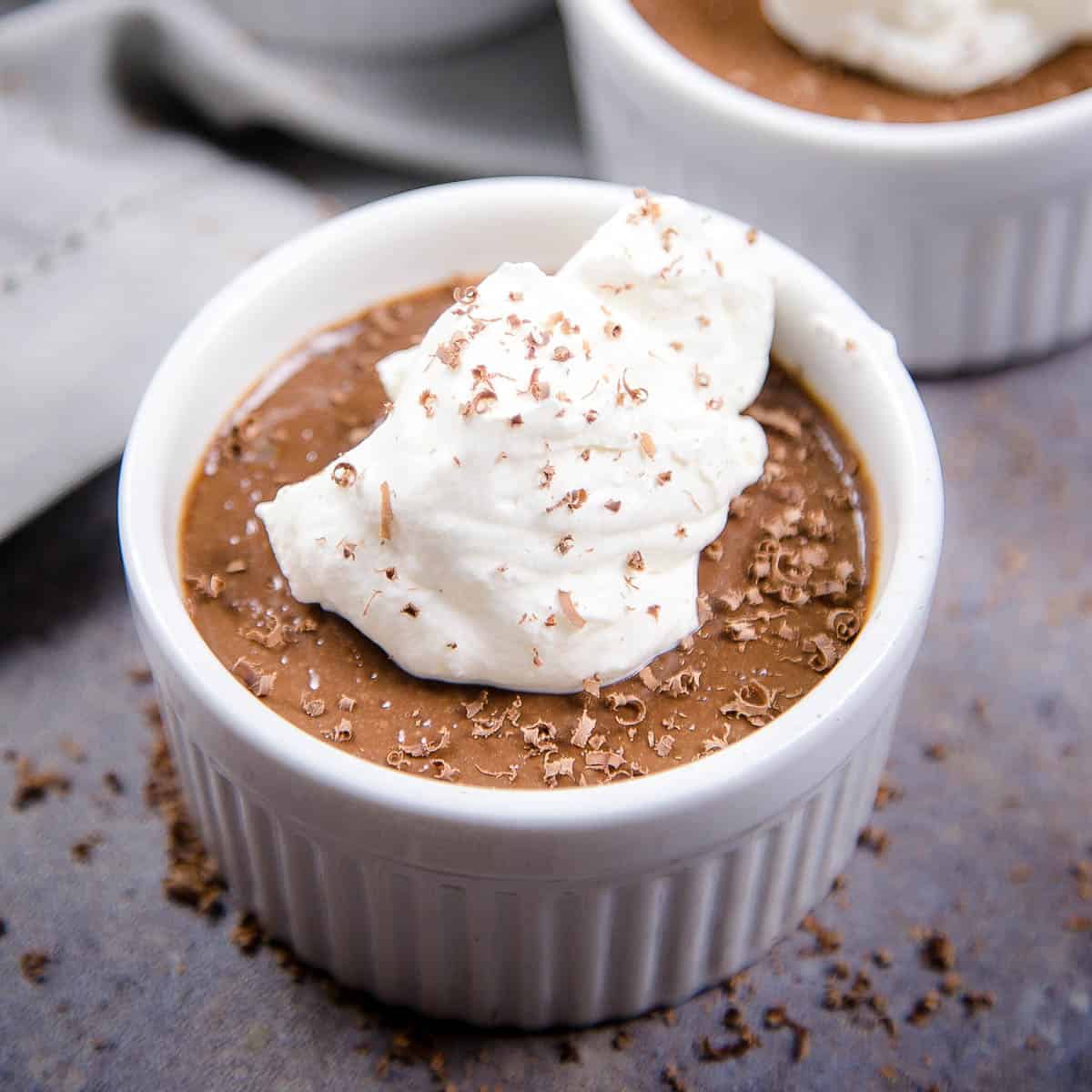 Smoked Chocolate Pot de Crème (no bake) - Vindulge