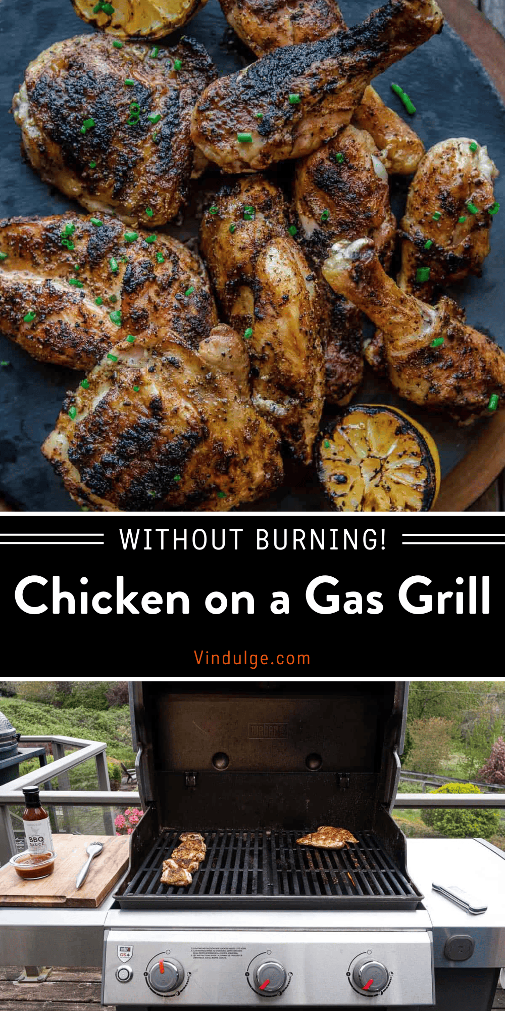 How To Cook Chicken On A Gas Grill Without Burning - Vindulge