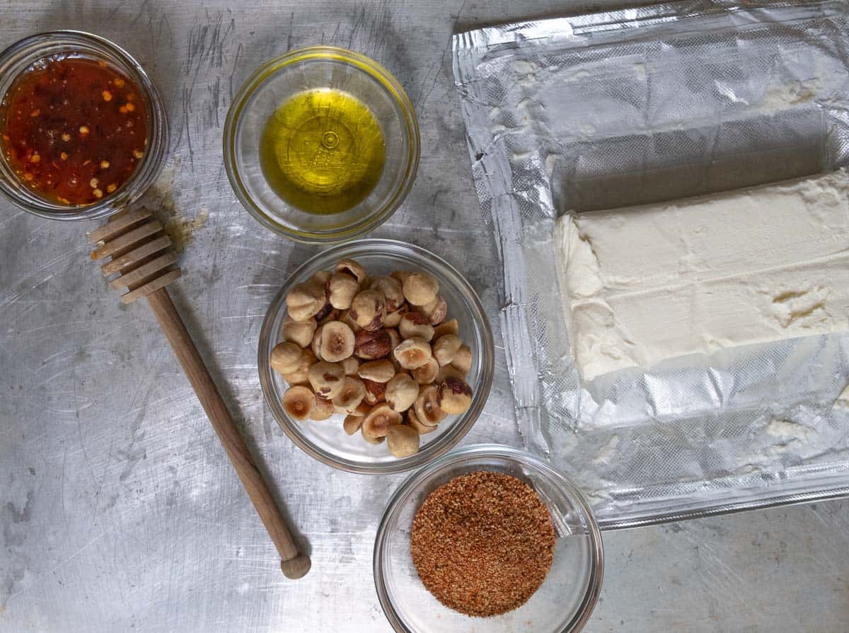 ingredients for smoked cream cheese